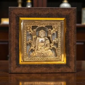 Buddha Square Wooden Frame Artwork