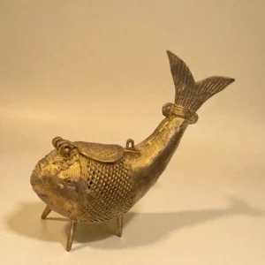 Dokra Fish Box Decorative Container