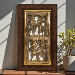 Four Person Vertical Two-by-Two Dokra Frame