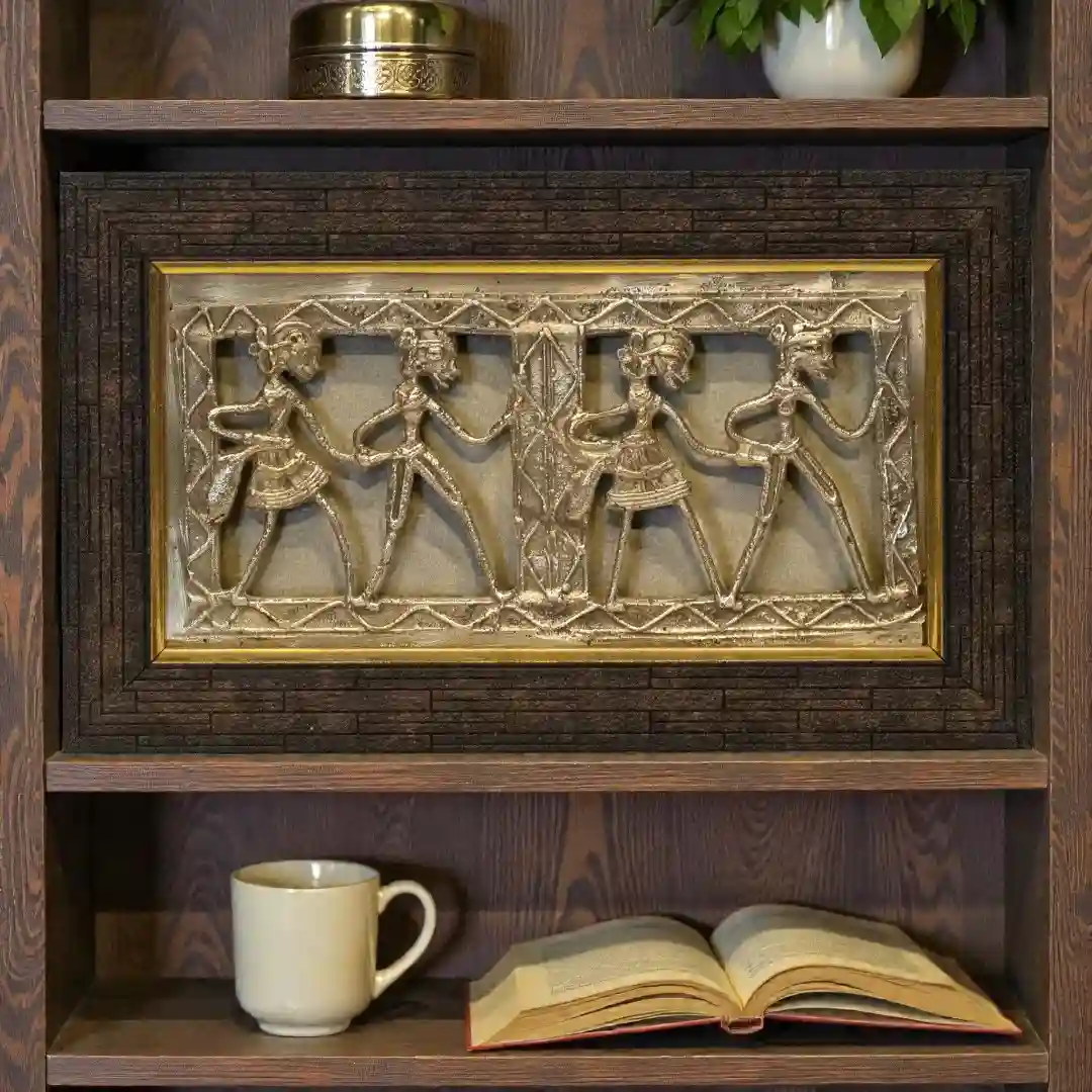 Two-by-Two Four Person Dokra Frame